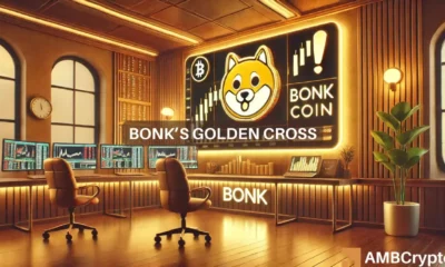 BONK price prediction - A looming golden cross after $3B milestone means...