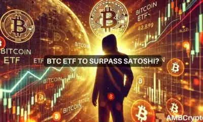 Bitcoin ETFs see $1B inflows: Can they overtake Satoshi's holdings?