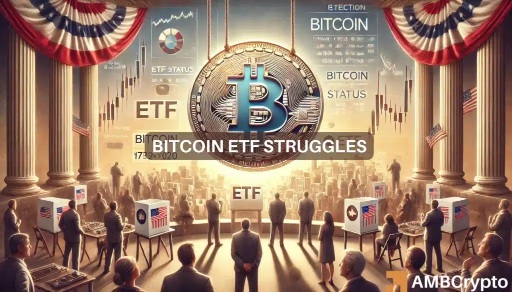 Bitcoin - Volatility reigns as election uncertainty spurs $541M in BTC ETF outflows