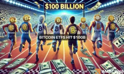 Bitcoin ETFs surpass $100B AUM as BTC nears the $100K milestone