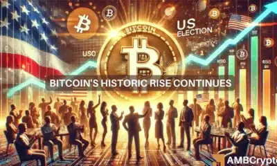 Bitcoin's historic rise continues