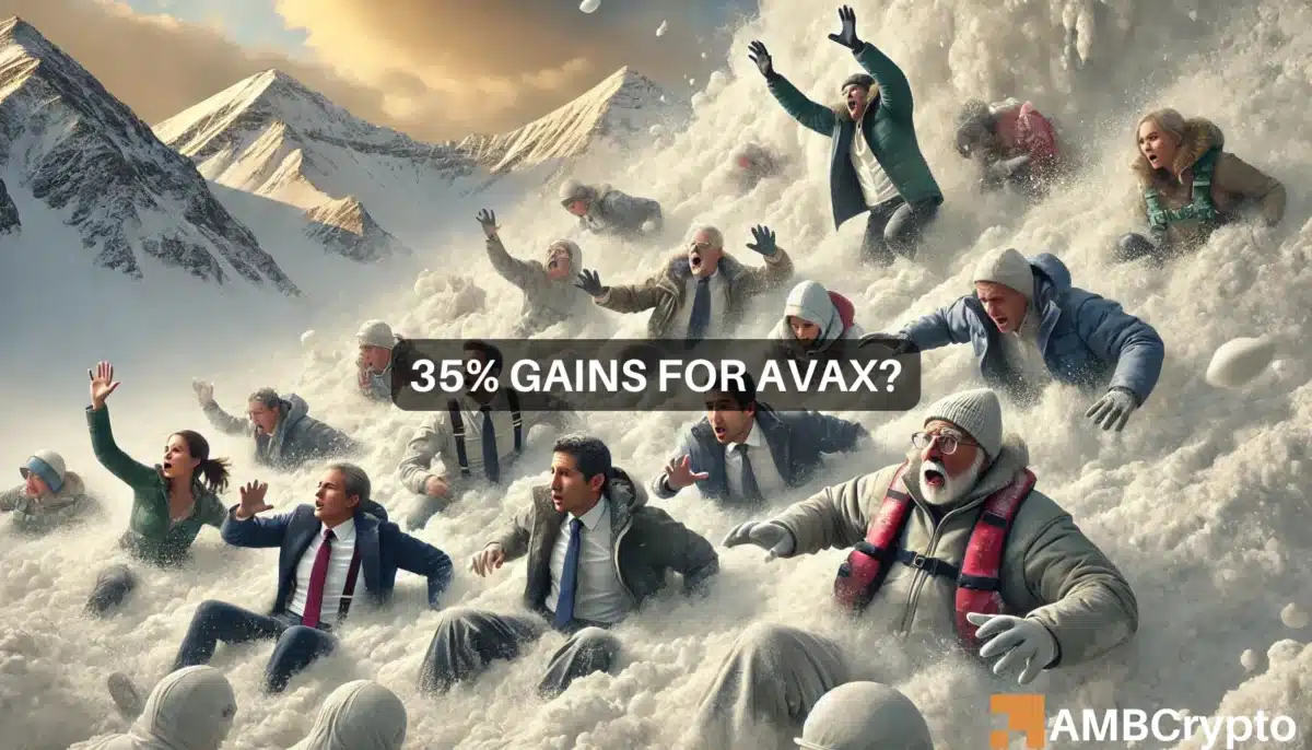 35% gains for AVAX?