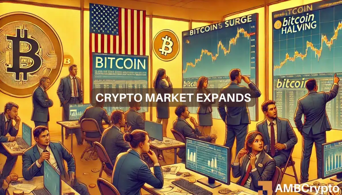 Crypto market expands