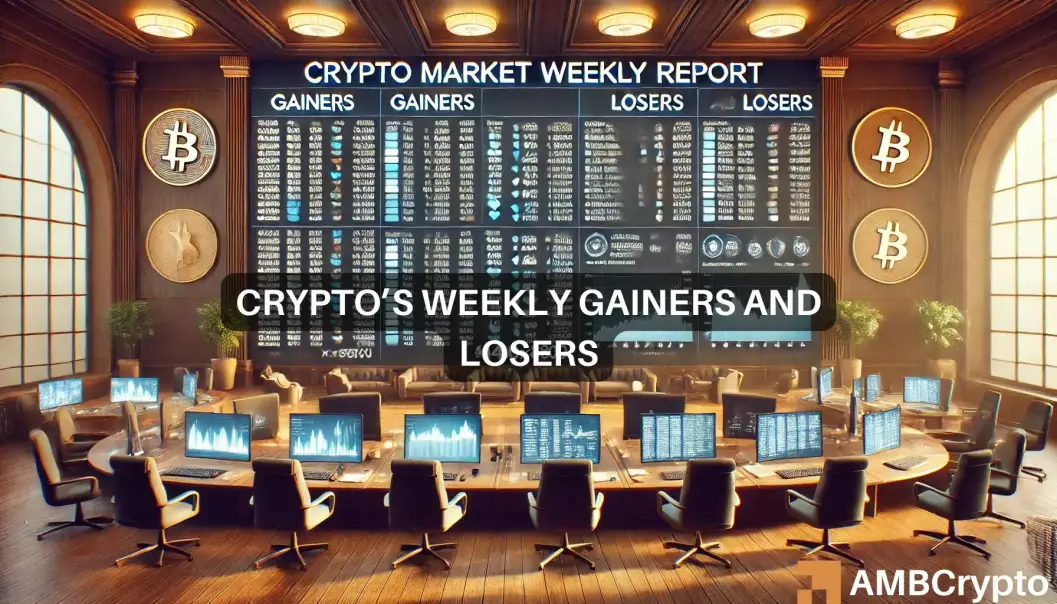 Crypto market's weekly winners and losers – XLM, HBAR, WIF, BONK