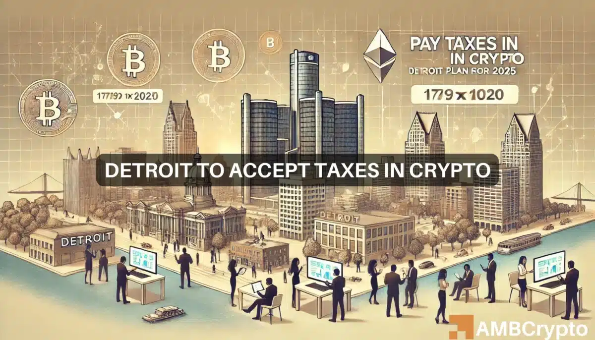 Detroit to accept taxes in crypto