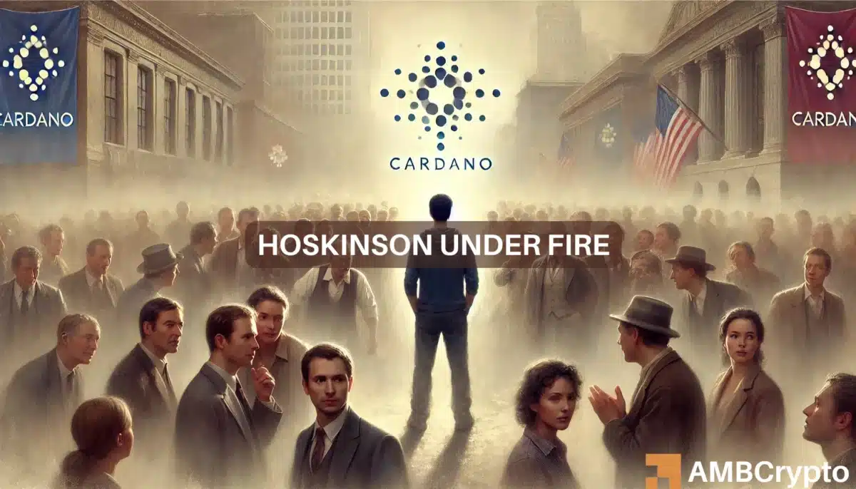 Is Cardano's Hoskinson hurting ADA's value? Poll suggests...