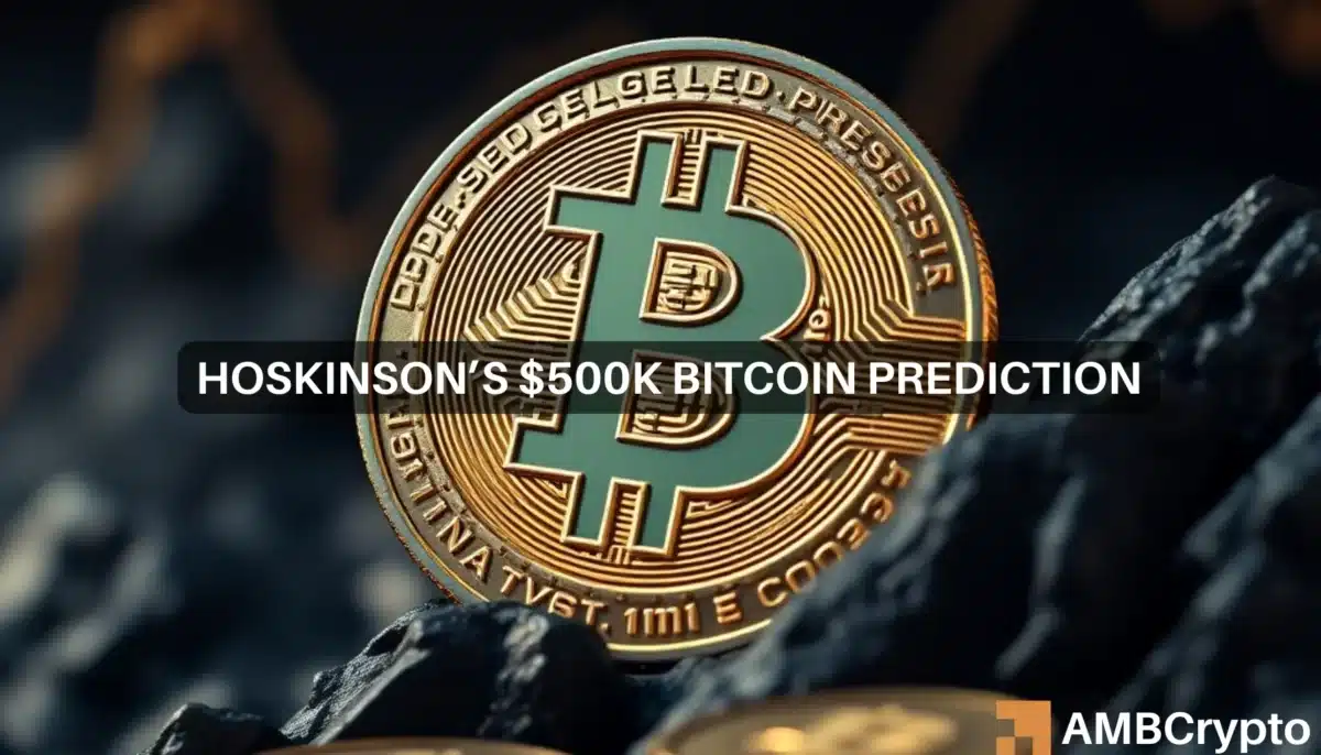 Hoskinson’s $500k Bitcoin prediction