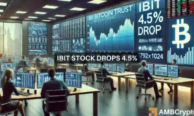 IBIT stock drops 4.5%