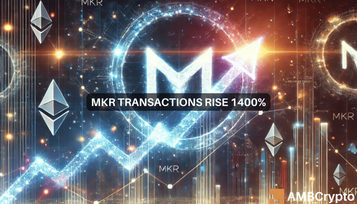 Maker whale activity surges by 1400% - Time for MKR's price to break out?