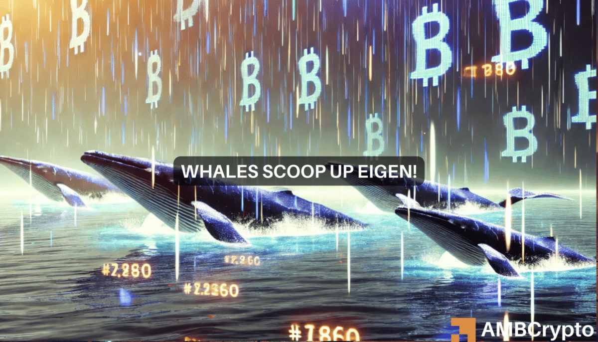 Whales accumulate EIGEN: Is this a sign of EigenLayer's future rally?