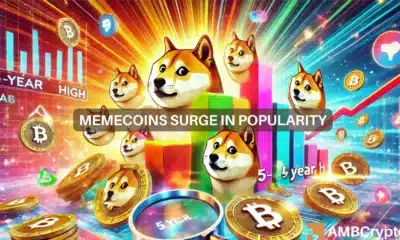 Memecoins surge in popularity