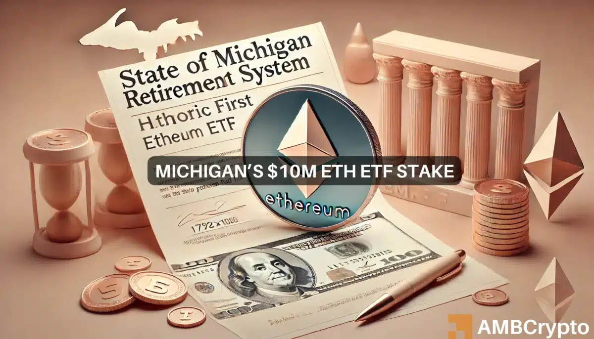 Michigan pension fund makes historic $10M Ethereum ETF investment