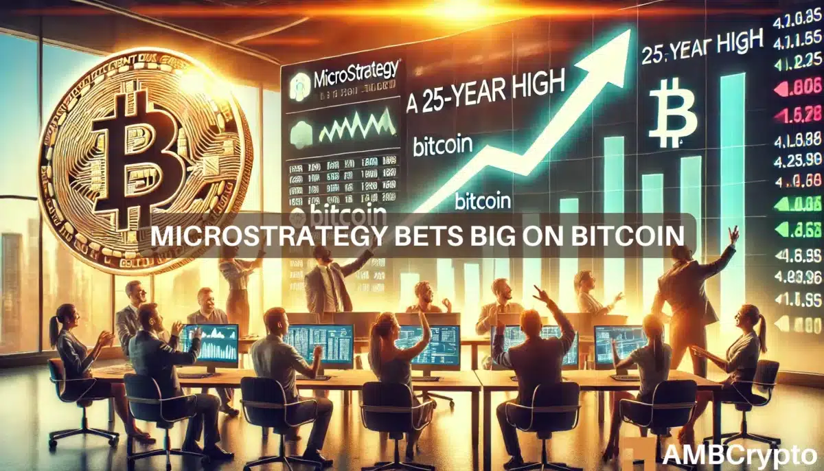 MicroStrategy stock hits 25-year high - Bitcoin drives market surge