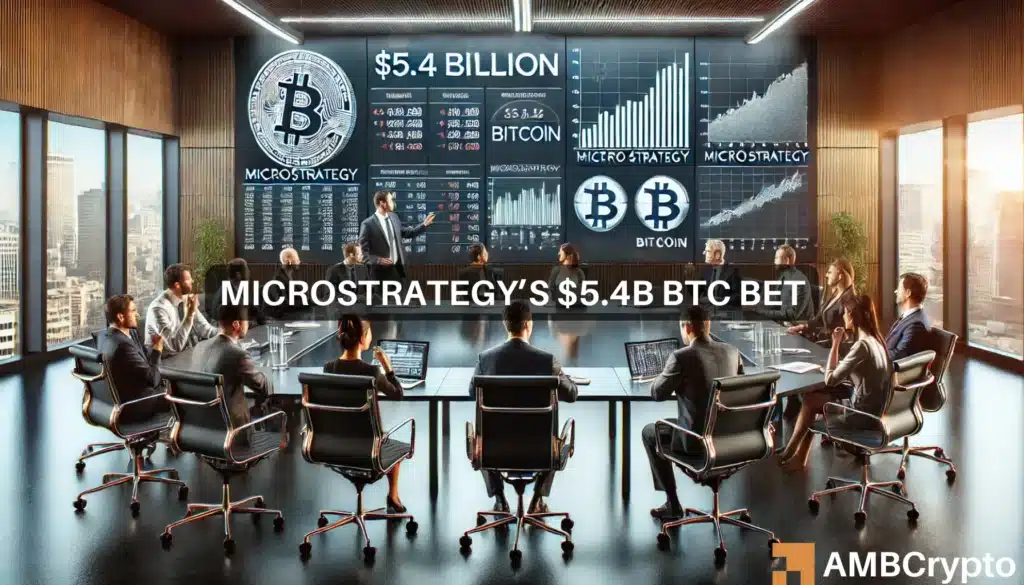 MicroStrategy's $5.4B BTC bet
