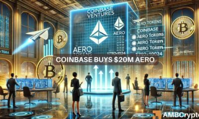 Examining Coinbase's $20 mln AERO investment: 'Think about why...'