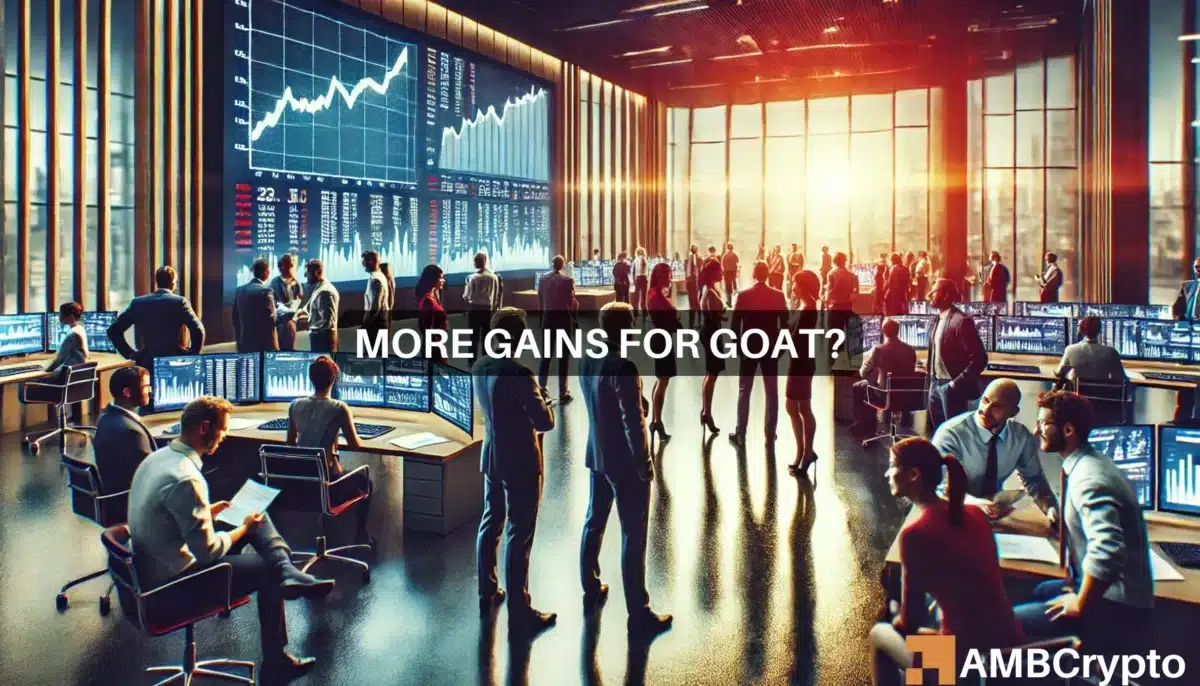 GOAT dips 9.5% after $1.40 peak, but is a bullish rebound here?