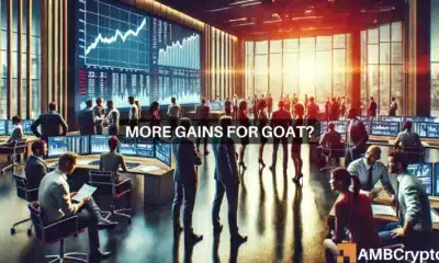 GOAT dips 9.5% after $1.40 peak, but is a bullish rebound here?