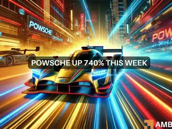 POWSCHE up 740% in a week, but how far will memecoin mania take it now?