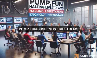 Pump.fun suspends livestreams