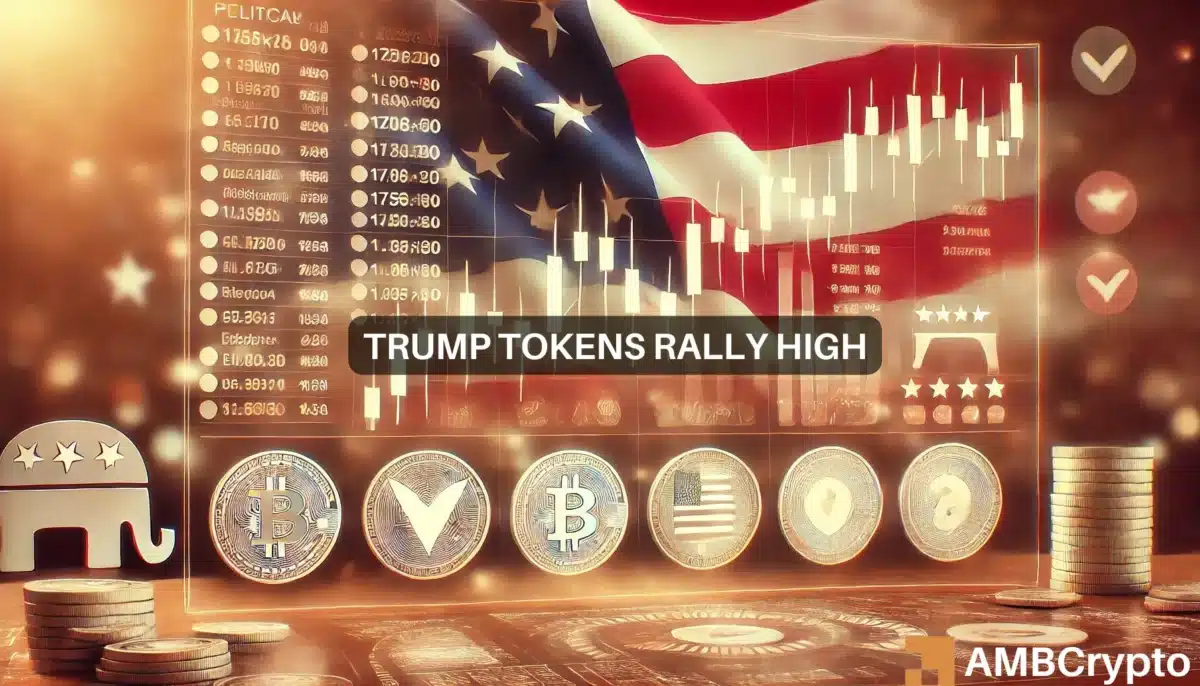 Trump Tokens Rally before elections