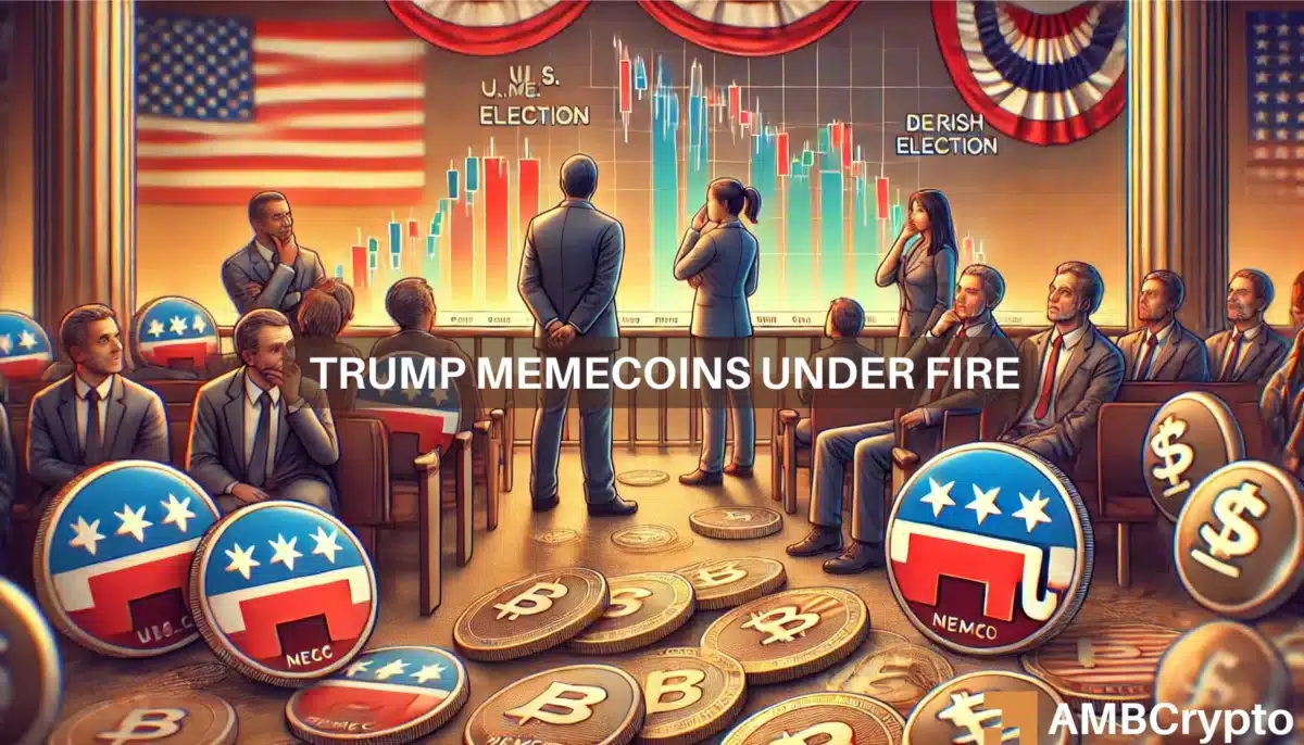 Trump memecoins under fire