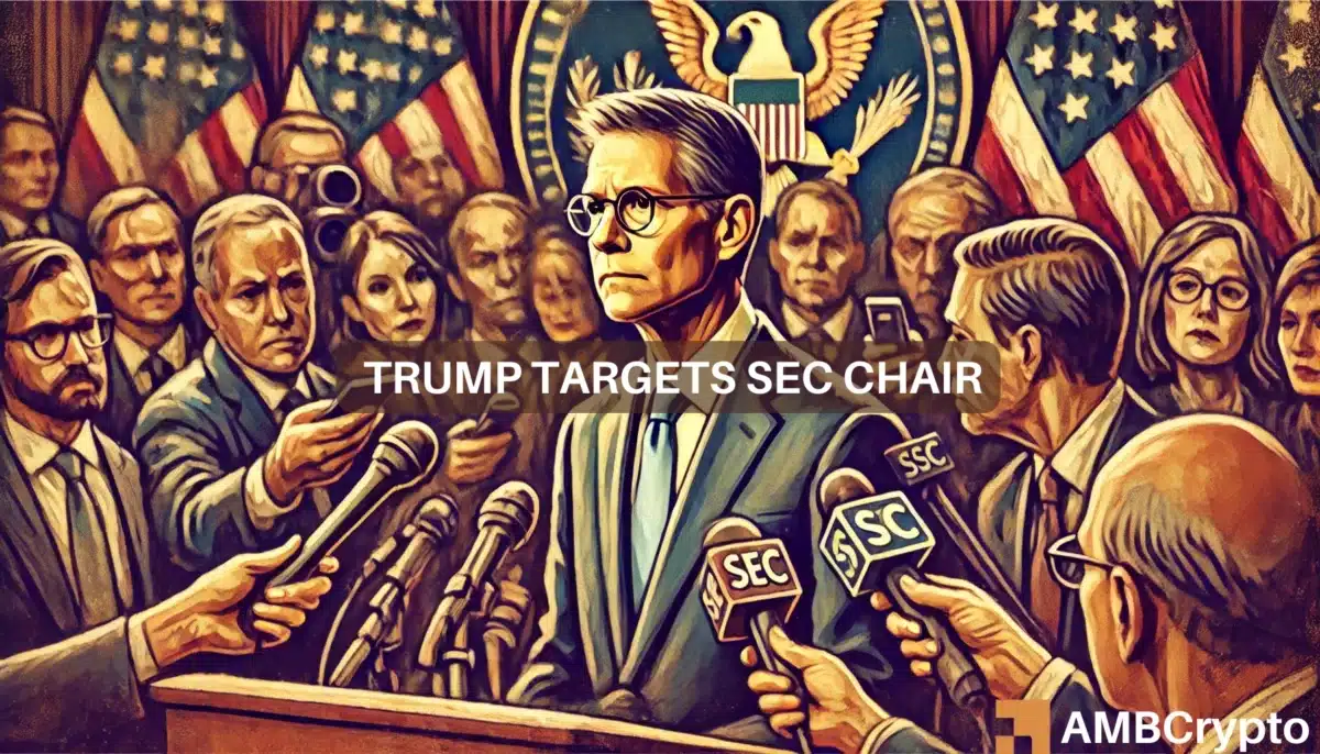 Trump targets SEC Chair