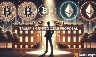 Trump eyes 'crypto czar' role - Will this take the market cap to $3T?