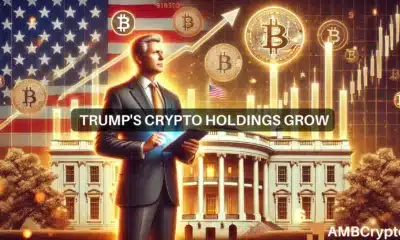 Donald Trump crypto holdings grow by $1.6 million following election win