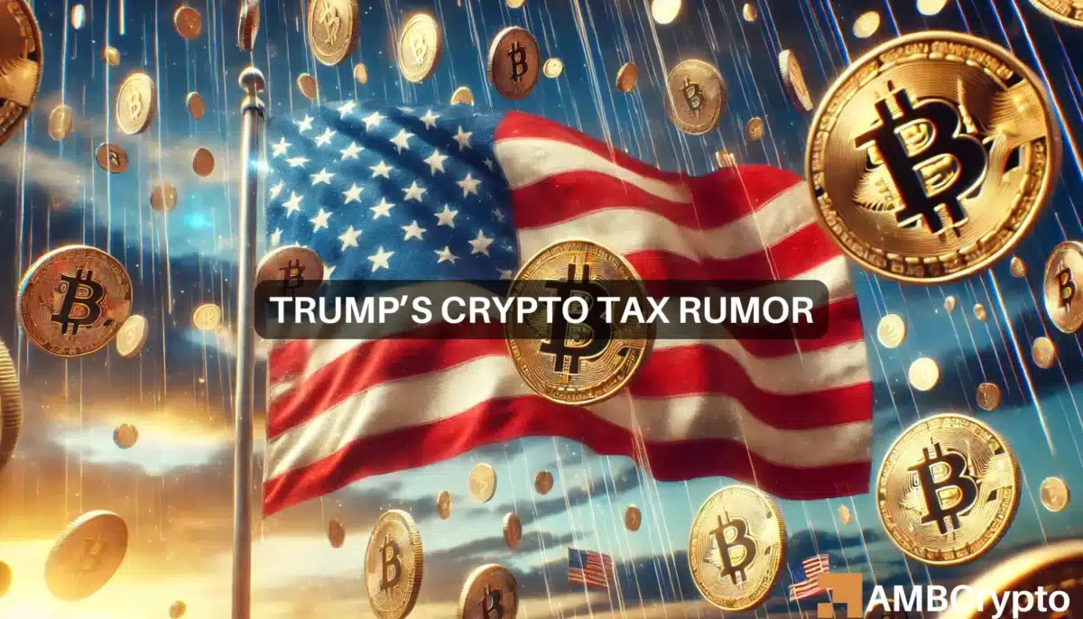 Trump's crypto tax rumor