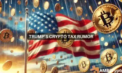 Trump's crypto tax rumor