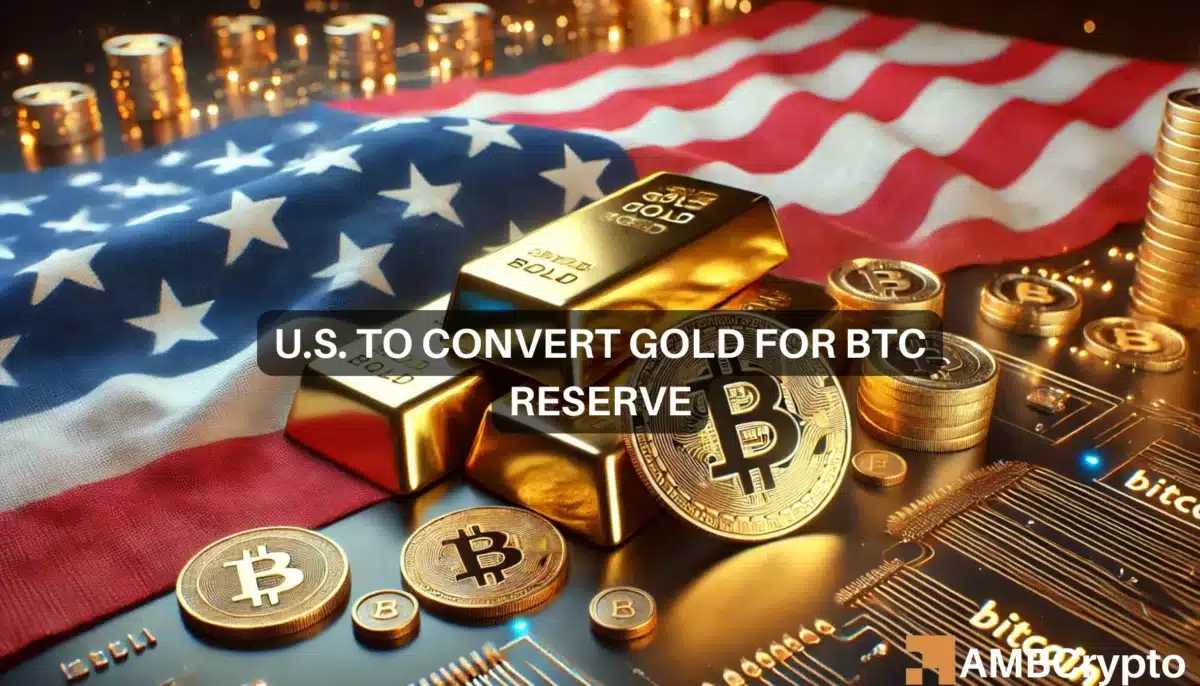 US to convert gold for BTC reserve