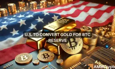 US to convert gold for BTC reserve