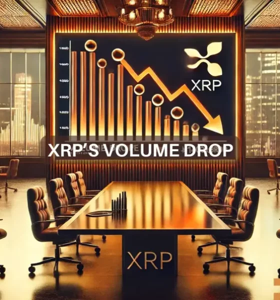 XRP's $1 at risk? As trading volume drops 77%, concerns rise