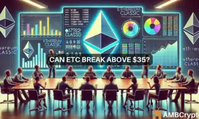 Ethereum Classic rises 10% in 24 hours: Is $35 the next target for ETC?