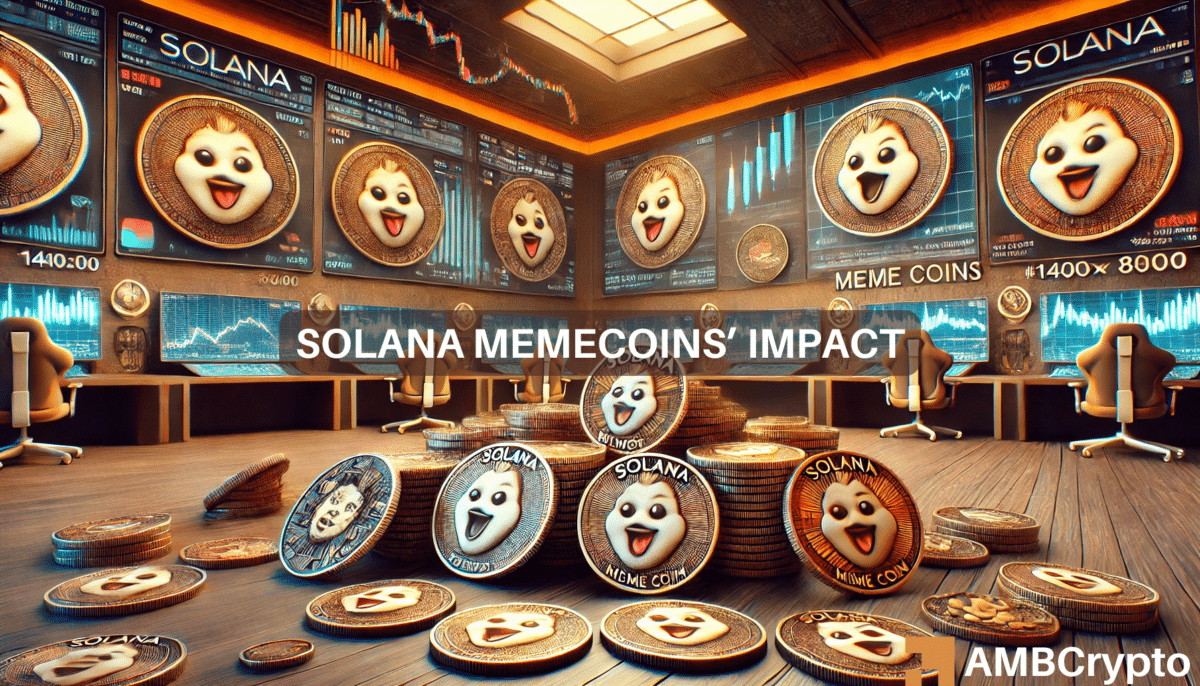 Solana memecoins drive dApp fees to new highs: Impact on SOL?