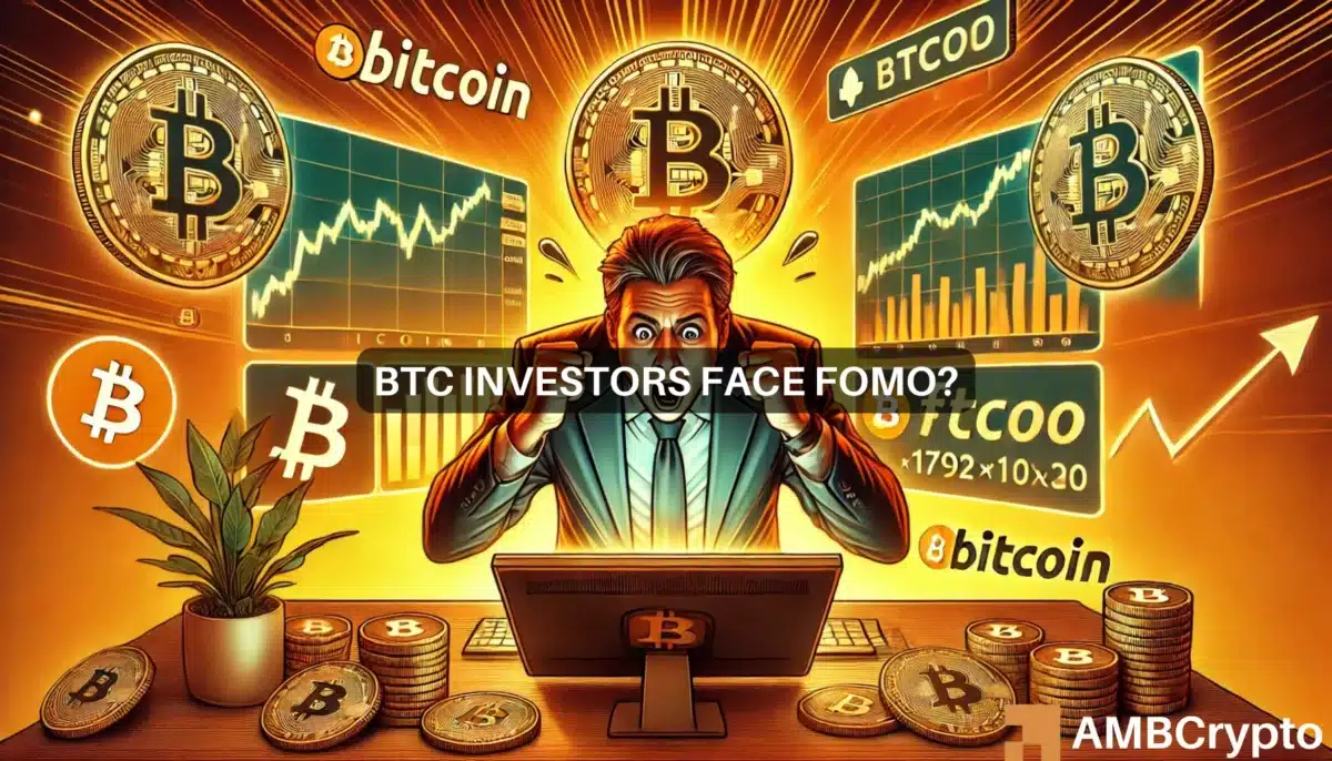 Bitcoin FOMO on the rise as BTC's $100K hopes rise - Affects 2 key areas