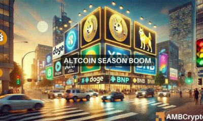 Is altcoin season back? HBAR, XRP, DOGE lead gains as BTC.D falls