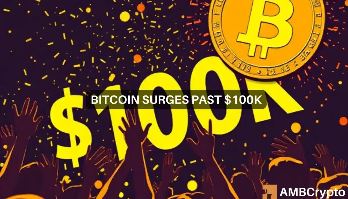 Bitcoin surges past $100K