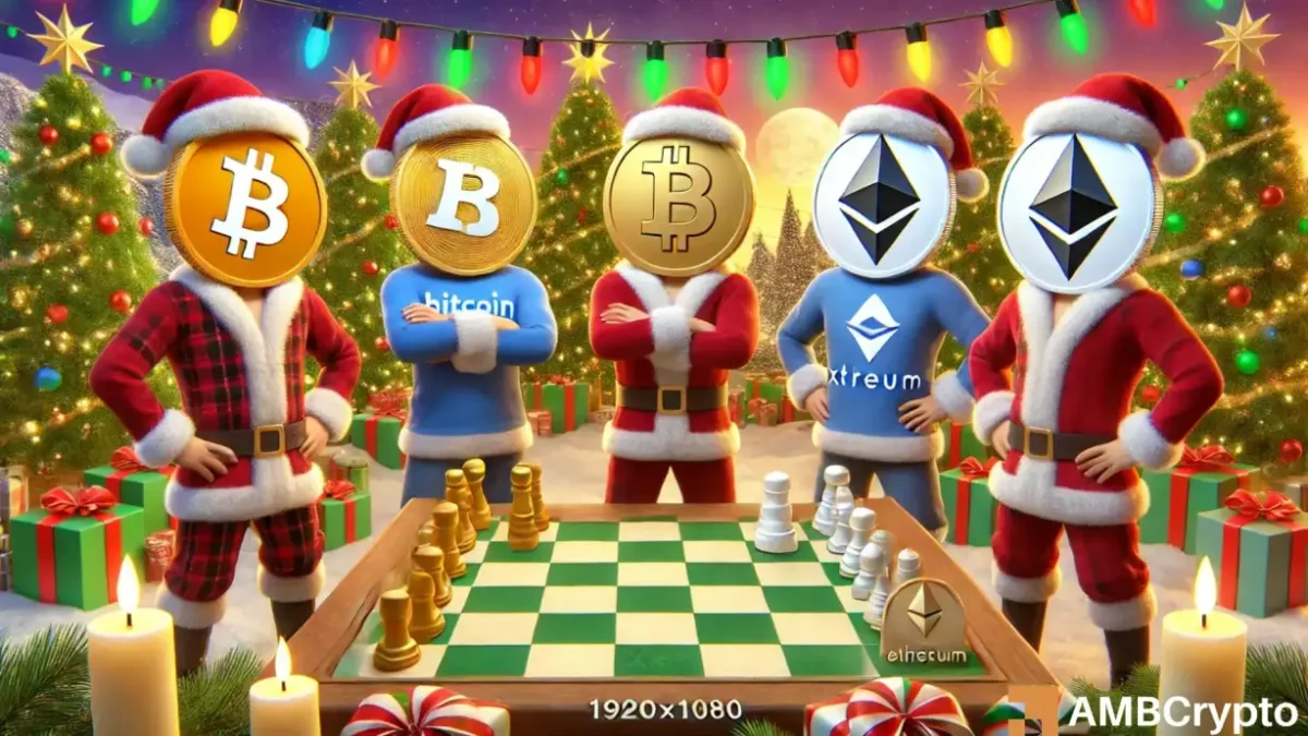 Bitcoin vs. altcoins: The holiday season winner might surprise you