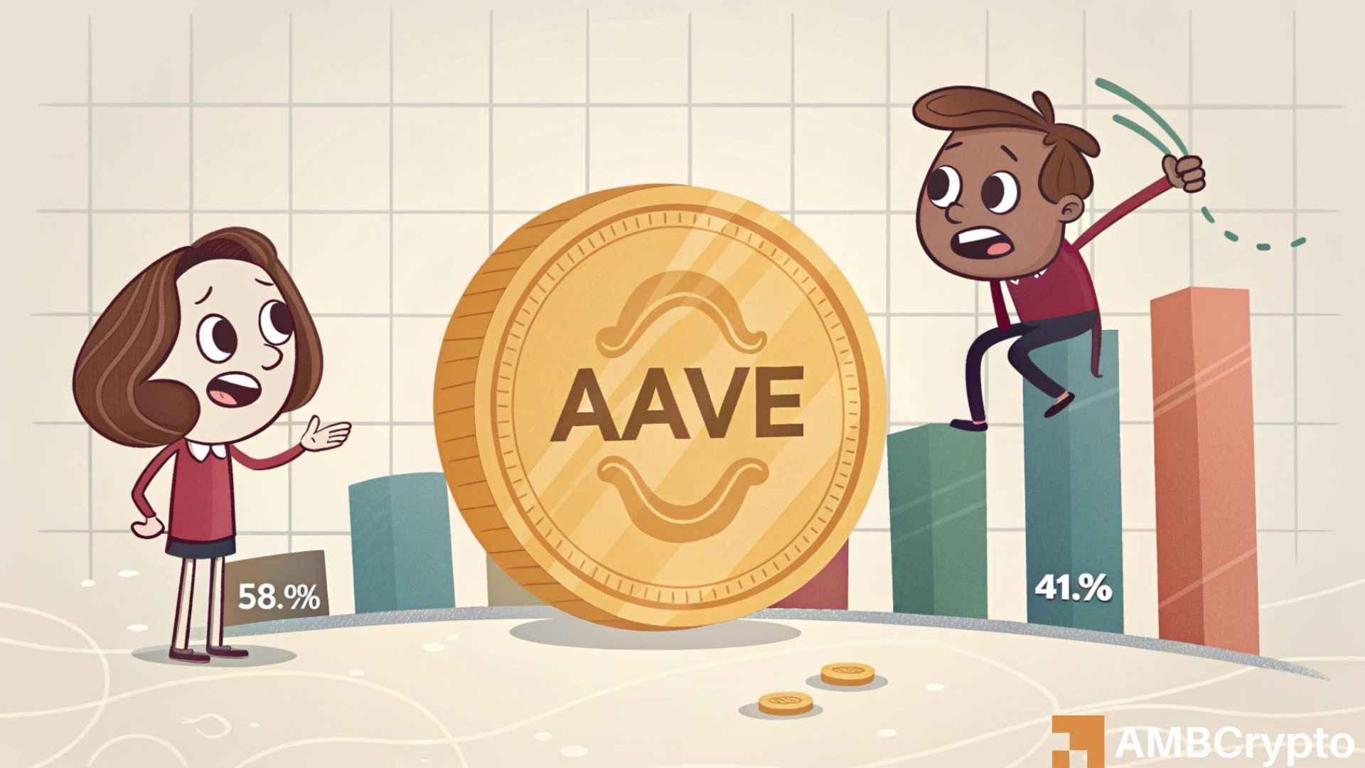 AAVE under pressure – Will the altcoin drop 18%, reach $290?