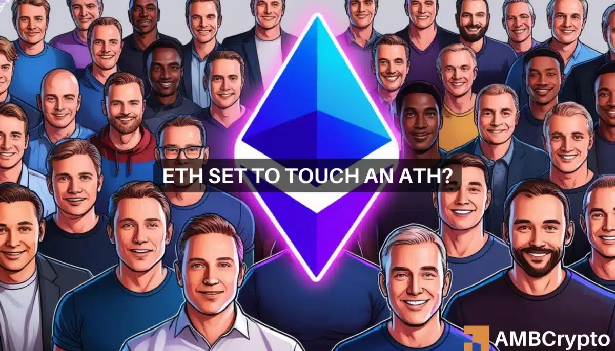 ETH set to touch an ATH?