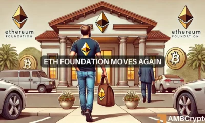 Ethereum Foundation’s ETH sales continue to draw attention