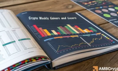 Crypto market's weekly winners and losers – HYPE, BGB, WIF, APT