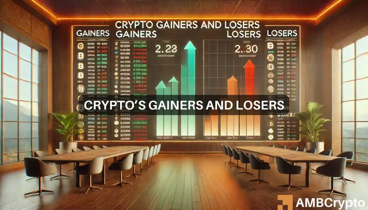 Crypto market's weekly winners and losers – VIRTUAL, CORE, XLM, and SOL