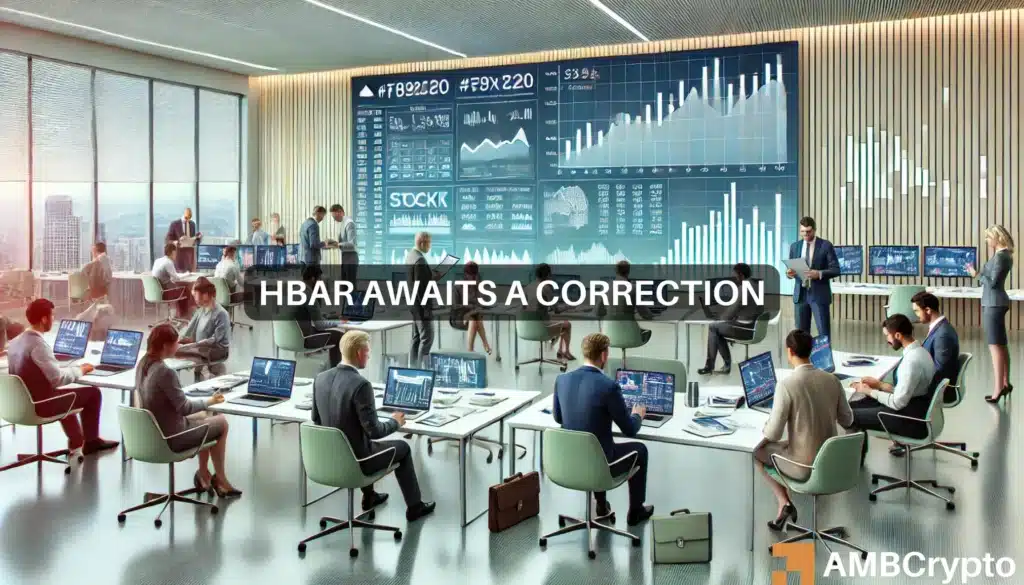 Hedera [HBAR] rallies 37% in a week, but signs point to $0.14 drop