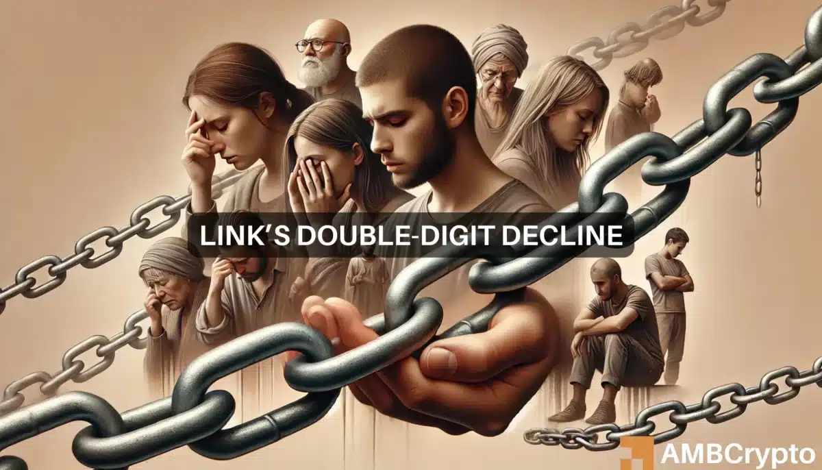 LINK's double digit decline