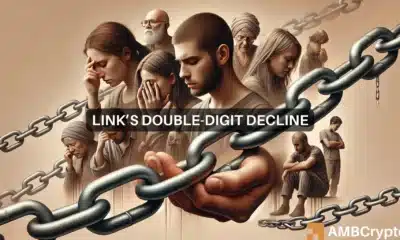 LINK's double digit decline