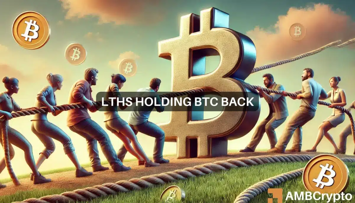 LTHs holding BTC back