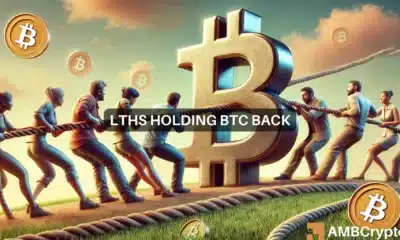 LTHs holding BTC back