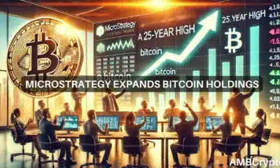 MicroStrategy Bitcoin holdings to over 400,000 BTC, more inside